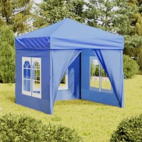 Carpa para fiestas plegable con paredes laterales azul 2x2 m de vidaXL, Carpas y cenadores - Ref: Foro24-93500, Precio: 117,4...