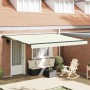Toldo Retráctil Manual Crema 400 x 300 cm Poliéster y metal en Toldos | Comprar online en Foru.es