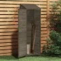 Cobertizo de jardín madera maciza abeto antracita 55x52x174,5cm de vidaXL, Cobertizos - Ref: Foro24-152188, Precio: 189,15 €,...