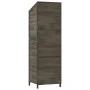 Cobertizo de jardín madera maciza abeto antracita 55x52x174,5cm de vidaXL, Cobertizos - Ref: Foro24-152188, Precio: 189,15 €,...