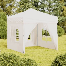 Carpa para fiestas plegable con paredes laterales blanco 2x2 m de vidaXL, Carpas y cenadores - Ref: Foro24-93503, Precio: 122...