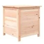 Baúl para cojines madera de abeto maciza 50x50x56 cm de vidaXL, Cajas de almacenaje para exteriores - Ref: Foro24-152162, Pre...