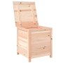Baúl para cojines madera de abeto maciza 50x50x56 cm de vidaXL, Cajas de almacenaje para exteriores - Ref: Foro24-152162, Pre...