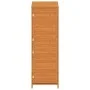 Cobertizo de jardín madera maciza de abeto marrón 55x52x174,5cm de vidaXL, Cobertizos - Ref: Foro24-152189, Precio: 209,41 €,...