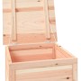 Baúl para cojines madera de abeto maciza 50x50x56 cm de vidaXL, Cajas de almacenaje para exteriores - Ref: Foro24-152162, Pre...