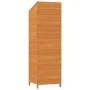Cobertizo de jardín madera maciza de abeto marrón 55x52x174,5cm de vidaXL, Cobertizos - Ref: Foro24-152189, Precio: 209,41 €,...