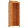 Cobertizo de jardín madera maciza de abeto marrón 55x52x174,5cm de vidaXL, Cobertizos - Ref: Foro24-152189, Precio: 209,41 €,...