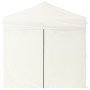 Carpa para fiestas plegable con paredes laterales crema 2x2 m de vidaXL, Carpas y cenadores - Ref: Foro24-93501, Precio: 128,...