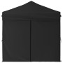 Carpa para fiestas plegable con paredes laterales negro 2x2 m de vidaXL, Carpas y cenadores - Ref: Foro24-93504, Precio: 128,...