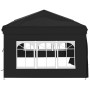 Carpa para fiestas plegable con paredes laterales negra 3x6 m de vidaXL, Carpas y cenadores - Ref: Foro24-93546, Precio: 222,...