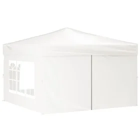 Carpa para fiestas plegable con paredes laterales blanco 3x3 m de vidaXL, Carpas y cenadores - Ref: Foro24-93524, Precio: 145...