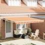 Toldo Retráctil Amarillo y Naranja 400 x 300 cm en Toldos | Comprar online en Foru.es