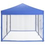 Carpa para fiestas plegable con paredes laterales azul 3x6 m de vidaXL, Carpas y cenadores - Ref: Foro24-93549, Precio: 229,8...