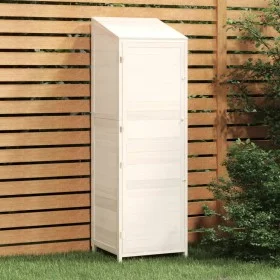 Garden shed solid white fir wood 55x52x174.5cm by vidaXL, Sheds - Ref: Foro24-152187, Price: 187,11 €, Discount: %