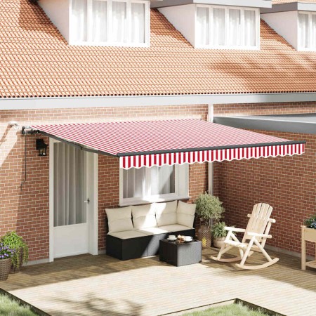 Tela de toldo con Rojo y 400 x 300 cm Poliéster en Toldos | Comprar online en Foru.es
