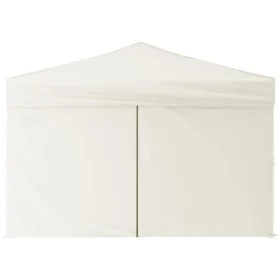Carpa para fiestas plegable con paredes laterales crema 3x3 m de vidaXL, Carpas y cenadores - Ref: Foro24-93522, Precio: 149,...