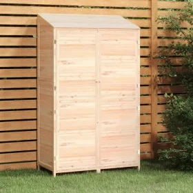 Cobertizo de jardín madera maciza de abeto 102x52x174,5 cm de vidaXL, Cobertizos - Ref: Foro24-152190, Precio: 281,59 €, Desc...
