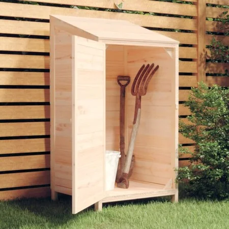 Cobertizo de jardín madera de abeto maciza 55x52x112 cm de vidaXL, Cobertizos - Ref: Foro24-152178, Precio: 123,03 €, Descuen...