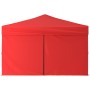 Carpa para fiestas plegable con paredes laterales rojo 3x3 m de vidaXL, Carpas y cenadores - Ref: Foro24-93527, Precio: 165,2...