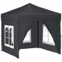Carpa de fiesta plegable con paredes laterales antracita 2x2 m de vidaXL, Carpas y cenadores - Ref: Foro24-93502, Precio: 135...