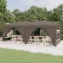 Carpa para fiestas plegable con paredes gris taupé 3x6 m de vidaXL, Carpas y cenadores - Ref: Foro24-93547, Precio: 215,51 €,...