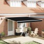 Toldo Retráctil Manual Negro 400 x 300 cm Tela y acero en Toldos | Comprar online en Foru.es