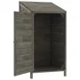 Cobertizo de jardín madera abeto maciza antracita 55x52x112 cm de vidaXL, Cobertizos - Ref: Foro24-152180, Precio: 118,94 €, ...