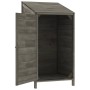 Cobertizo de jardín madera abeto maciza antracita 55x52x112 cm de vidaXL, Cobertizos - Ref: Foro24-152180, Precio: 116,91 €, ...