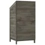 Cobertizo de jardín madera abeto maciza antracita 55x52x112 cm de vidaXL, Cobertizos - Ref: Foro24-152180, Precio: 118,94 €, ...