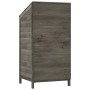 Cobertizo de jardín madera abeto maciza antracita 55x52x112 cm de vidaXL, Cobertizos - Ref: Foro24-152180, Precio: 116,91 €, ...