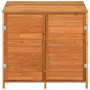 Cobertizo de jardín madera de abeto maciza marrón 102x52x112 cm de vidaXL, Cobertizos - Ref: Foro24-152185, Precio: 185,15 €,...