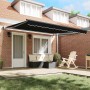 Toldo Retráctil Manual Negro 400 x 300 cm Poliéster y Aluminio en Toldos | Comprar online en Foru.es