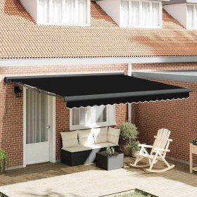 Toldo Negro 400 x 300 x 165 cm Poliéster y Aluminio en Toldos | Comprar online en Foru.es