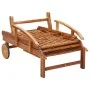 Set de tumbonas con mesita 2 uds madera maciza de acacia de vidaXL, Tumbonas - Ref: Foro24-3104966, Precio: 415,49 €, Descuen...