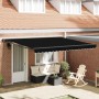 Toldo Retráctil Manual Negro 400 x 300 cm Poliéster y metal en Toldos | Comprar online en Foru.es
