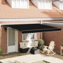 Toldo Retráctil Negro 400 x 300 cm Poliéster y metal en Toldos | Comprar online en Foru.es