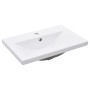 Estructura de baño con lavabo incorporado hierro blanco de vidaXL, Tocadores de baño - Ref: Foro24-3101380, Precio: 147,58 €,...