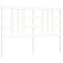 Estructura de cama matrimonio con cabecero madera maciza blanco de vidaXL, Camas y somieres - Ref: Foro24-3193927, Precio: 14...
