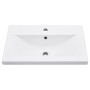 Estructura de baño con lavabo incorporado hierro blanco de vidaXL, Tocadores de baño - Ref: Foro24-3101380, Precio: 147,58 €,...