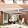 Toldo Beige 400 x 300 x 165 cm Poliéster y Aluminio en Toldos | Comprar online en Foru.es