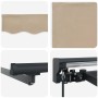 Toldo Retráctil Manual Beige 400 x 300 cm Poliéster y metal en Toldos | Comprar online en Foru.es
