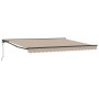 Toldo Retráctil Beige 400 x 300 cm Poliéster y metal en Toldos | Comprar online en Foru.es