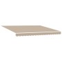 Toldo Retráctil Beige 400 x 300 cm Poliéster y metal en Toldos | Comprar online en Foru.es