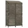Cobertizo jardín madera maciza abeto antracita 102x52x174,5cm de vidaXL, Cobertizos - Ref: Foro24-152192, Precio: 332,11 €, D...