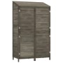 Cobertizo jardín madera maciza abeto antracita 102x52x174,5cm de vidaXL, Cobertizos - Ref: Foro24-152192, Precio: 315,88 €, D...
