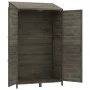 Cobertizo jardín madera maciza abeto antracita 102x52x174,5cm de vidaXL, Cobertizos - Ref: Foro24-152192, Precio: 332,11 €, D...