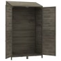 Cobertizo jardín madera maciza abeto antracita 102x52x174,5cm de vidaXL, Cobertizos - Ref: Foro24-152192, Precio: 315,88 €, D...