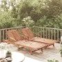 Tumbonas de madera maciza de acacia 2 unidades de vidaXL, Tumbonas - Ref: Foro24-3104967, Precio: 417,64 €, Descuento: %