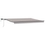 Toldo Retráctil Manual Gris claro 400 x 300 cm tela en Toldos | Comprar online en Foru.es