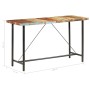 Mesa alta de cocina de madera maciza reciclada 180x70x107 cm en Mesas de comedor | Comprar online en Foru.es